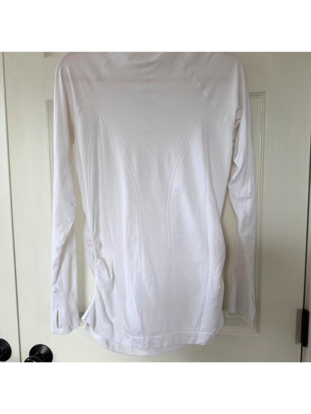 Athleta White Long Sleeve Top - Picture 5 of 7